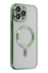 Mey İthalat®  iPhone 14 Pro Kılıf Kross Magneticsafe Kapak - Koyu Yeşil