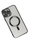 Mey İthalat®  iPhone 14 Pro Kılıf Kross Magneticsafe Kapak - Siyah