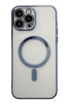 Mey İthalat®  iPhone 14 Pro Kılıf Magneticsafe Lazer Silikon - Sierra Blue