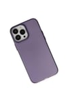 Mey İthalat®  iPhone 14 Pro Kılıf Modos Metal Kapak - Derin Mor