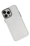 Mey İthalat®  iPhone 14 Pro Kılıf Modos Metal Kapak - Şeffaf