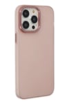 Mey İthalat®  iPhone 14 Pro Kılıf Modos Metal Kapak - Pembe