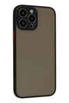 Mey İthalat®  iPhone 14 Pro Kılıf Montreal Silikon Kapak - Siyah