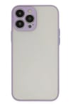 Mey İthalat®  iPhone 14 Pro Kılıf Montreal Silikon Kapak - Mor