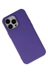 Mey İthalat®  iPhone 14 Pro Kılıf Nano içi Kadife Silikon - Mor