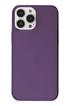 Mey İthalat®  iPhone 14 Pro Kılıf Pc Sert Şeffaf Kapak - Mor