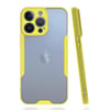Mey İthalat®  iPhone 14 Pro Kılıf Platin Silikon - Sarı