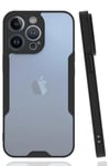 Mey İthalat®  iPhone 14 Pro Kılıf Platin Silikon - Siyah