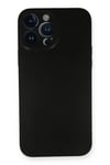 Mey İthalat®  iPhone 14 Pro Kılıf PP Ultra İnce Kapak - Siyah