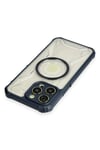 Mey İthalat®  iPhone 14 Pro Kılıf Prag Magneticsafe Kapak - Lacivert