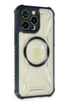 Mey İthalat®  iPhone 14 Pro Kılıf Prag Magneticsafe Kapak - Lacivert
