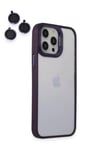 Mey İthalat®  iPhone 14 Pro Kılıf Roblox Lens Standlı Kapak - Mor