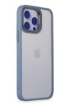 Mey İthalat®  iPhone 14 Pro Kılıf Roblox Lens Standlı Kapak - Sierra Blue