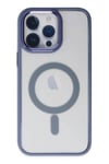Mey İthalat®  iPhone 14 Pro Kılıf Room Magneticsafe Silikon - Sierra Blue