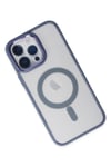 Mey İthalat®  iPhone 14 Pro Kılıf Room Magneticsafe Silikon - Sierra Blue