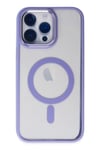Mey İthalat®  iPhone 14 Pro Kılıf Room Magneticsafe Silikon - Lila