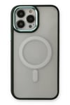 Mey İthalat®  iPhone 14 Pro Kılıf Room Magneticsafe Silikon - Köknar Yeşili