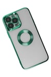 Mey İthalat®  iPhone 14 Pro Kılıf Slot Silikon - Köknar Yeşili