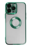 Mey İthalat®  iPhone 14 Pro Kılıf Slot Silikon - Köknar Yeşili