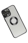 Mey İthalat®  iPhone 14 Pro Kılıf Slot Silikon - Siyah
