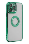 Mey İthalat®  iPhone 14 Pro Kılıf Slot Silikon - Köknar Yeşili