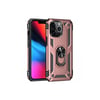 Mey İthalat®  iPhone 14 Pro Kılıf Sofya Yüzüklü Silikon Kapak - Rose