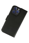 Mey İthalat®  iPhone 14 Pro Kılıf Trend S Plus Kapaklı Kılıf - Siyah