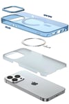 Mey İthalat®  iPhone 14 Pro Kılıf Troy Magsafe Kapak - Sarı