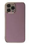 Mey İthalat®  iPhone 14 Pro Kılıf Volet Silikon - Mor