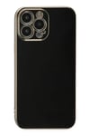 Mey İthalat®  iPhone 14 Pro Kılıf Volet Silikon - Siyah