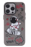 Mey İthalat®  iPhone 14 Pro Max Kılıf  Desenli Kapak -  Siyah - 1