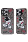 Mey İthalat®  iPhone 14 Pro Max Kılıf  Desenli Kapak -  Siyah - 1