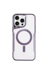 Mey İthalat®  iPhone 14 Pro Max Kılıf Boyi Magsafe Silikon Kapak - Derin Mor