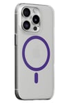 Mey İthalat®  iPhone 14 Pro Max Kılıf Bubble Magsafe Kapak - Mor