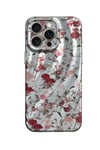 Mey İthalat®  iPhone 14 Pro Max Kılıf Crew Desenli Kapak - Çiçek