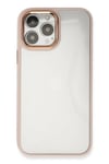 Mey İthalat®  iPhone 14 Pro Max Kılıf Dora Kapak - Pudra