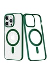 Mey İthalat®  iPhone 14 Pro Max Kılıf Element Magneticsafe Sert Kapak - Köknar Yeşili