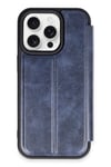 Mey İthalat®  iPhone 14 Pro Max Kılıf Flip Cover - Lacivert