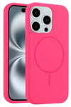 Mey İthalat®  iPhone 14 Pro Max Kılıf Jully Magsafe Kapak - Pembe