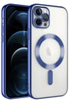 Mey İthalat®  iPhone 14 Pro Max Kılıf Kross Magneticsafe Kapak - Lacivert