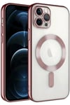 Mey İthalat®  iPhone 14 Pro Max Kılıf Kross Magneticsafe Kapak - Rose