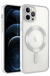 Mey İthalat®  iPhone 14 Pro Max Kılıf Kross Magneticsafe Kapak - Gümüş