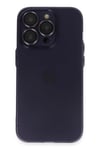 Mey İthalat®  iPhone 14 Pro Max Kılıf Luko Lens Silikon - Derin Mor