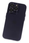 Mey İthalat®  iPhone 14 Pro Max Kılıf Luko Lens Silikon - Derin Mor