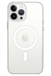 Mey İthalat®  iPhone 14 Pro Max Kılıf Magneticsafe Şeffaf Silikon - Şeffaf