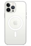 Mey İthalat®  iPhone 14 Pro Max Kılıf Magneticsafe Şeffaf Silikon - Şeffaf