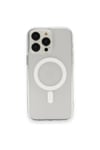 Mey İthalat®  iPhone 14 Pro Max Kılıf Matte Şeffaf Magneticsafe - Şeffaf