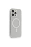 Mey İthalat®  iPhone 14 Pro Max Kılıf Matte Şeffaf Magneticsafe - Şeffaf