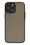Mey İthalat®  iPhone 14 Pro Max Kılıf Montreal Silikon Kapak - Siyah