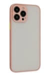 Mey İthalat®  iPhone 14 Pro Max Kılıf Montreal Silikon Kapak - Pembe